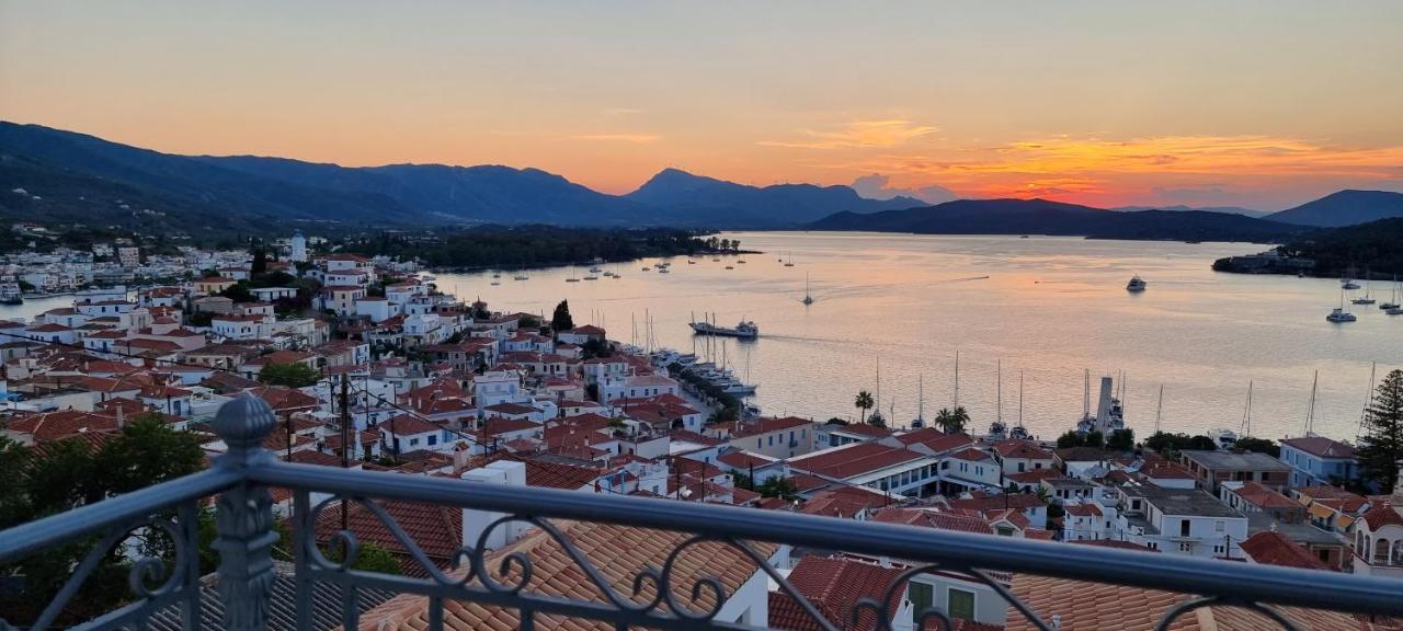 Panoramic View Apartment Poros Town Exterior photo