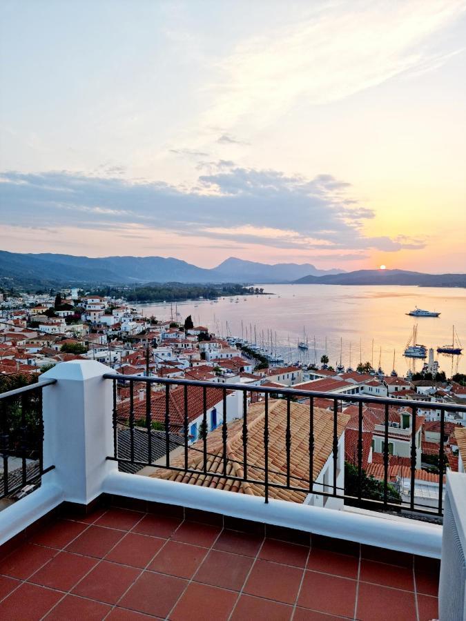 Panoramic View Apartment Poros Town Exterior photo