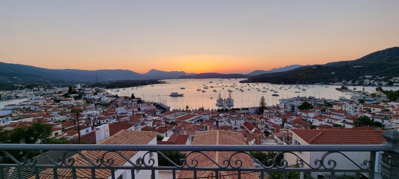 Panoramic View Apartment Poros Town Exterior photo
