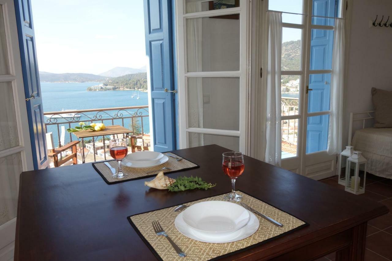 Panoramic View Apartment Poros Town Exterior photo